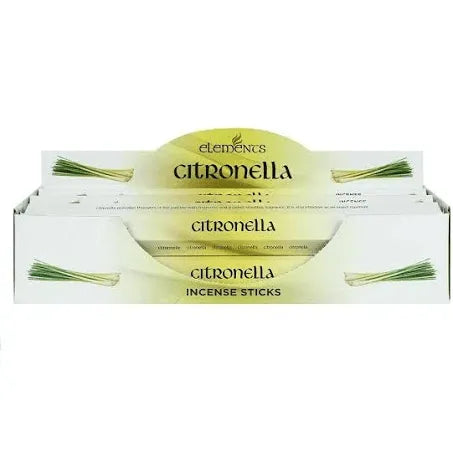 Citronella elements premium incense with citrus fragrance for protection and cleansing from The Witches Hollow UK