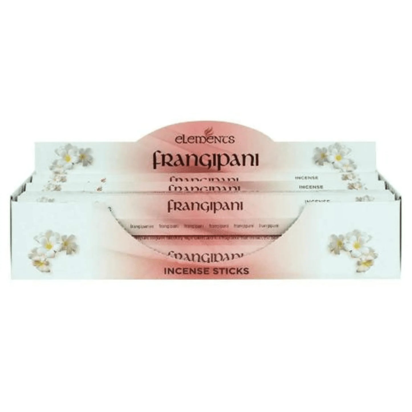 Frangipani elements premium incense with tropical fragrance for love and attraction from The Witches Hollow UK