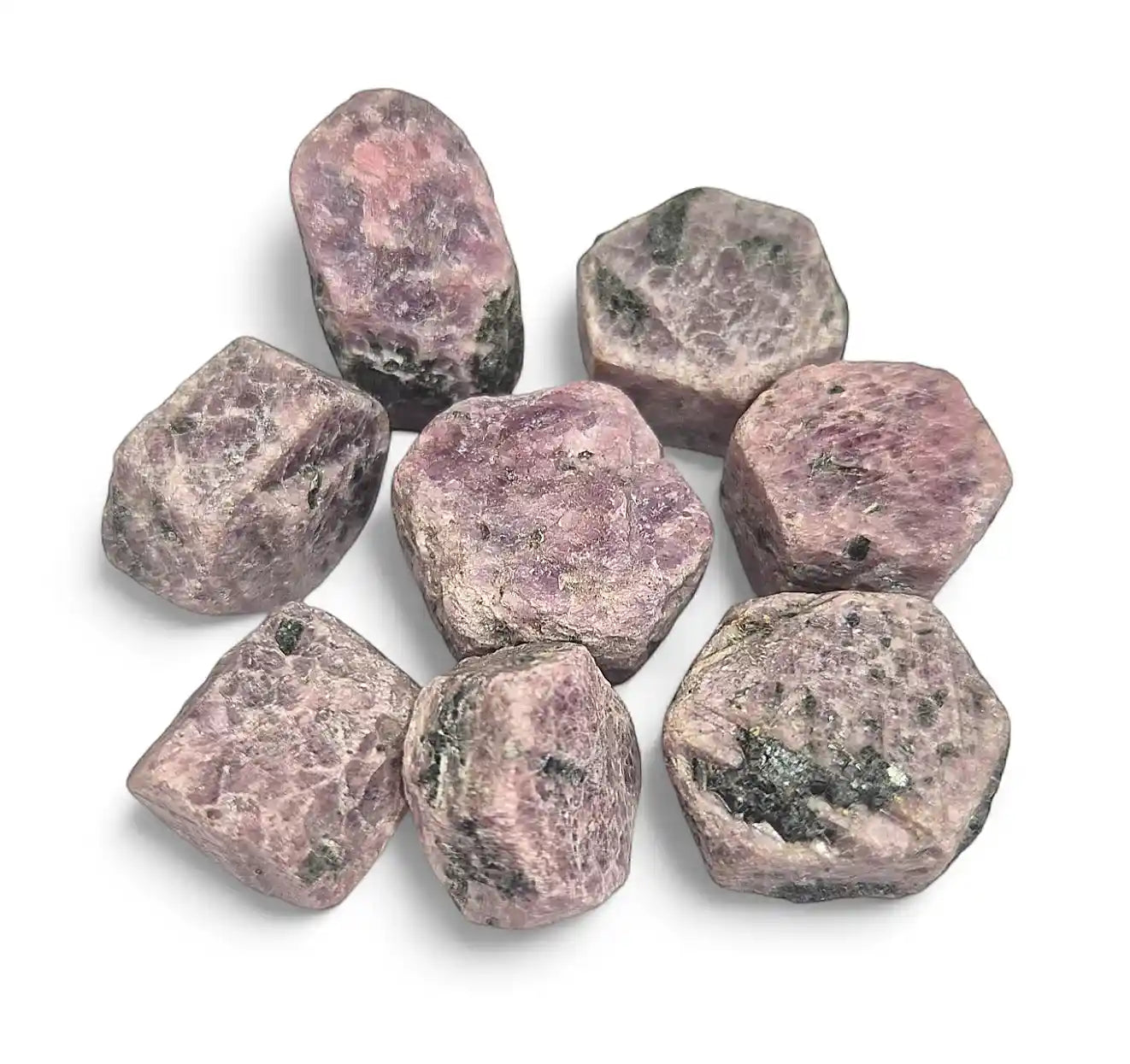 Ruby tumble stone with red crystal for passion and heart chakra vitality from The Witches Hollow UK