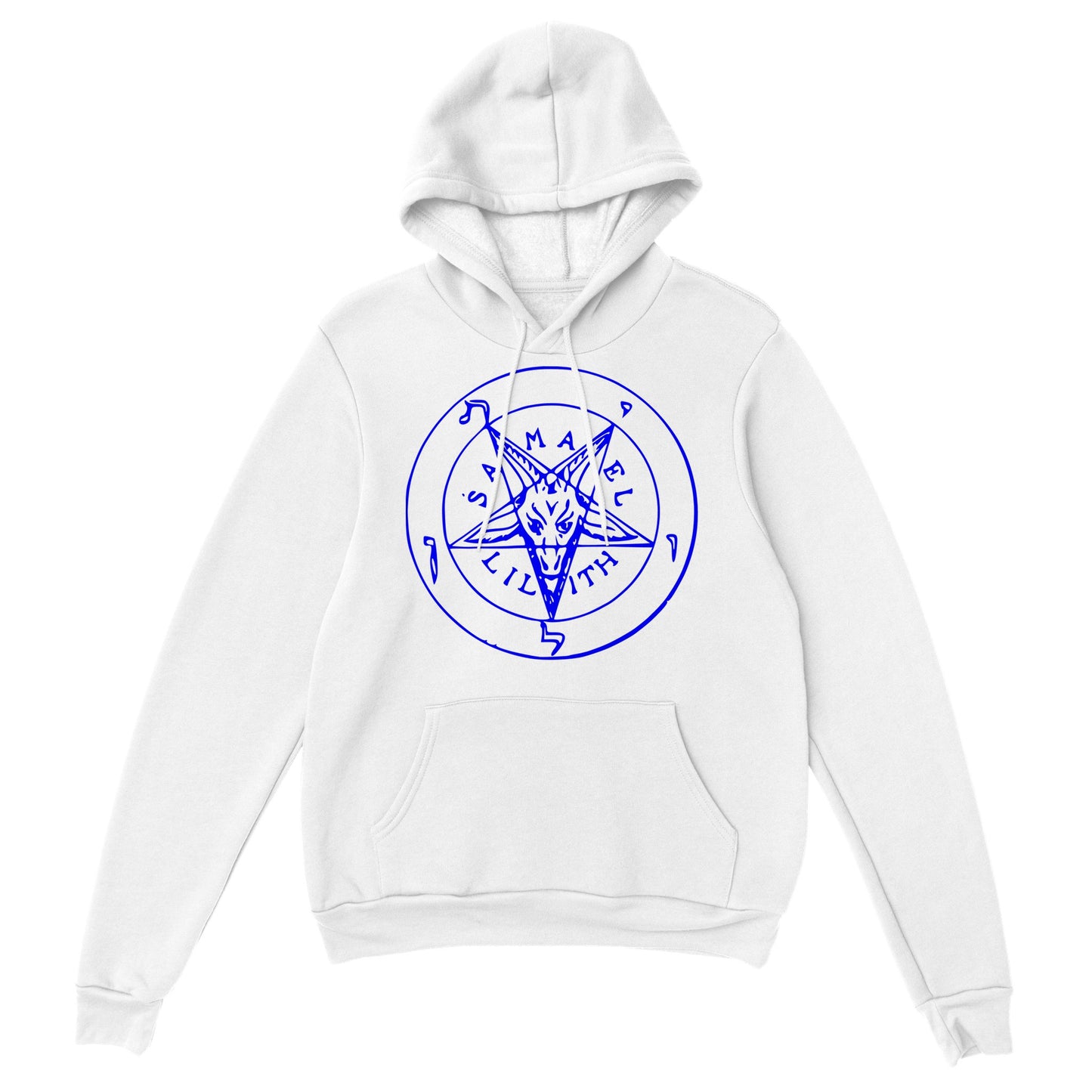 Seal of Baphomet Samael Lilith Hoodie - Blue - The Witches Hollow