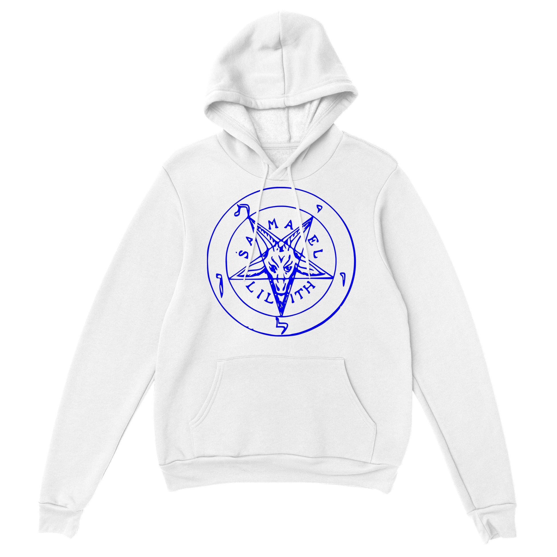 Seal of Baphomet Samael Lilith Hoodie - Blue - The Witches Hollow