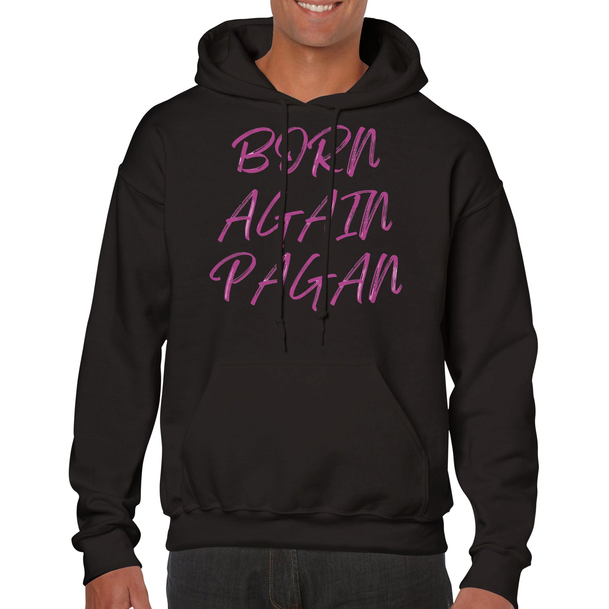 Born Again Pagan Hoodie - Pink - The Witches Hollow