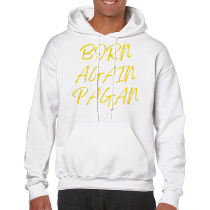 Born Again Pagan Hoodie - Yellow - The Witches Hollow