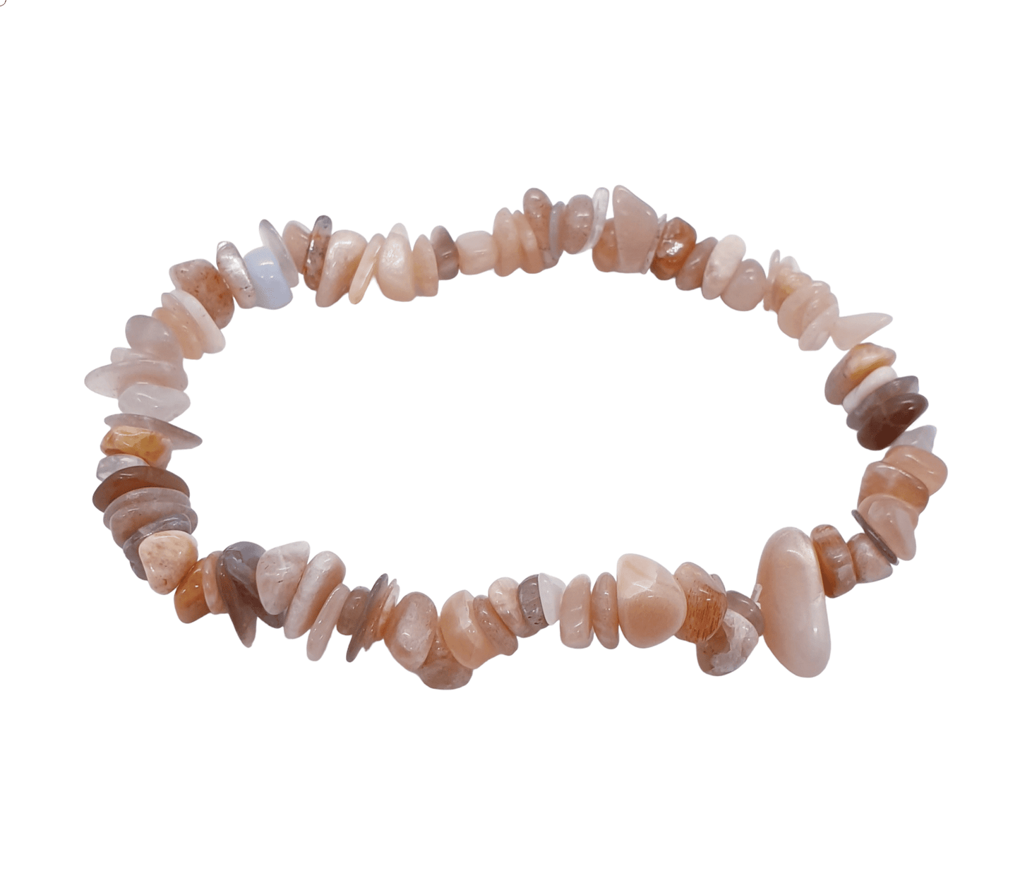 Sunstone ~ Crystal Chip Healing Bracelet - The Witches Hollow