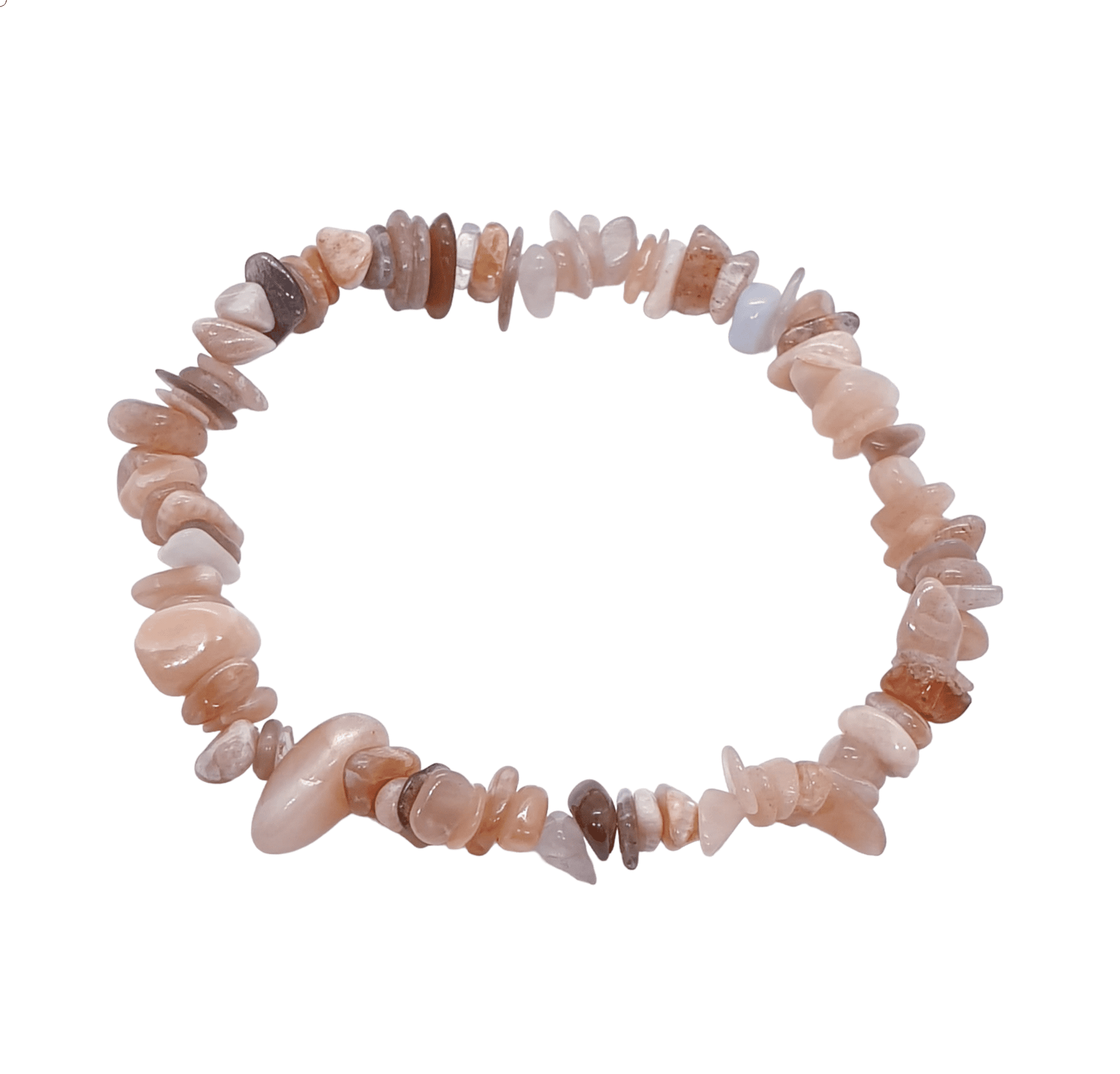 Sunstone ~ Crystal Chip Healing Bracelet - The Witches Hollow