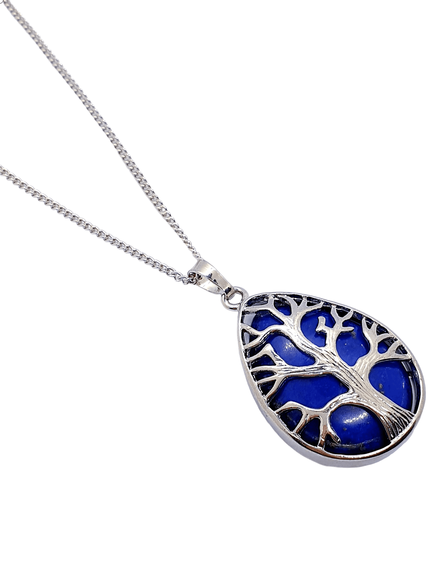 Teardrop Tree Pendant ~ Lapis Lazuli - The Witches Hollow