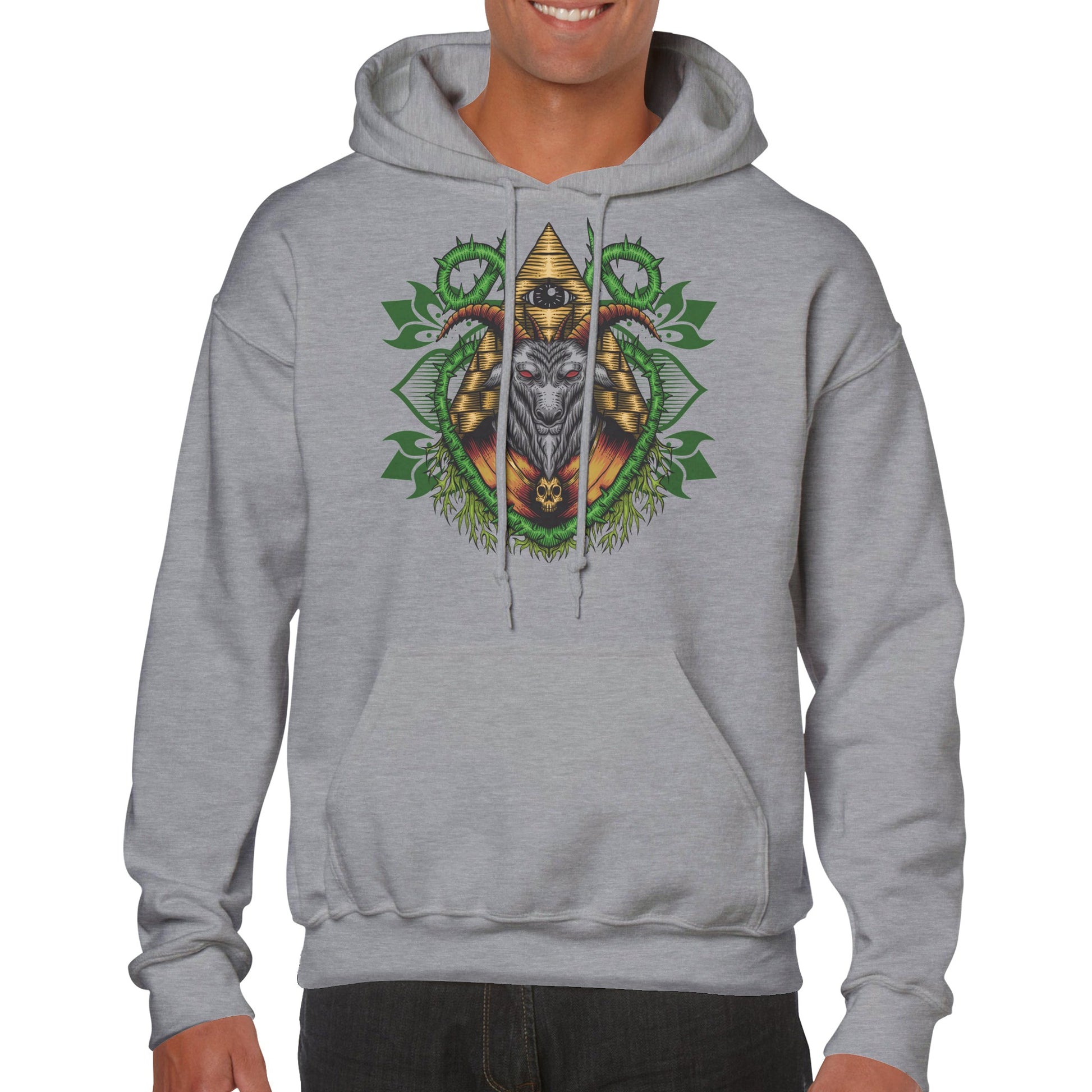 Baphomets Pyramid Hoodie - The Witches Hollow