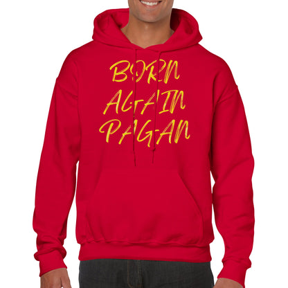 Born Again Pagan Hoodie - Yellow - The Witches Hollow