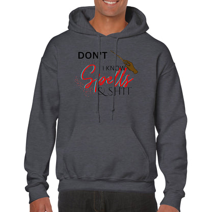 Don't Fuck With Me I Know Spells & Shit Hoodie - Red