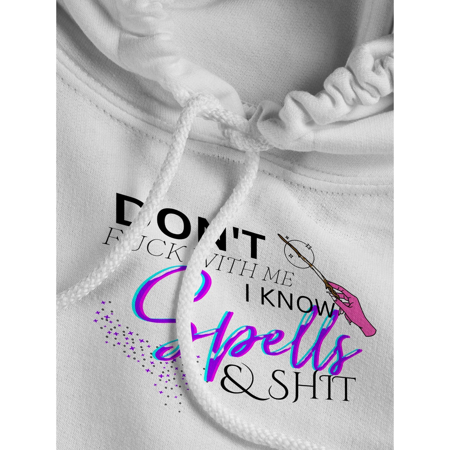 Don't Fuck With Me I Know Spells & Shit Hoodie - Purple - The Witches Hollow