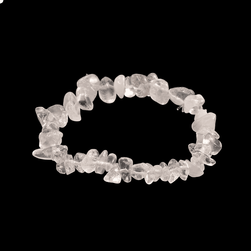 Clear Quartz ~ Crystal Chip Healing Bracelet - The Witches Hollow