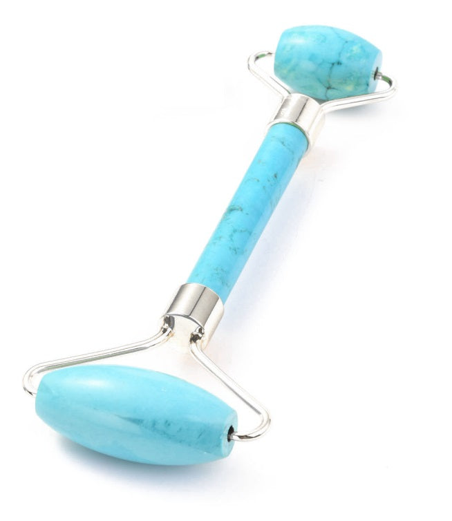 Natural Facial Massage Roller ~ Turquoise - The Witches Hollow