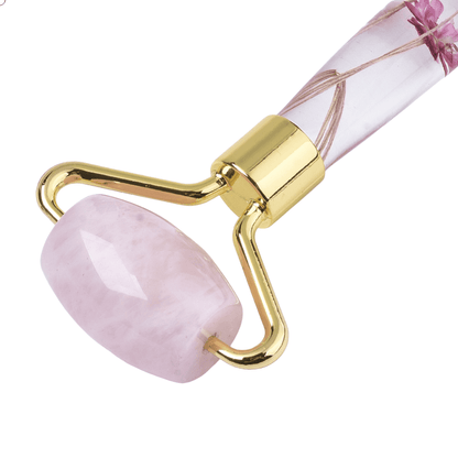 Natural Facial Massage Roller ~ Rose Quartz - The Witches Hollow