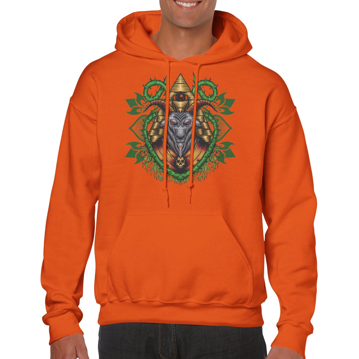 Baphomets Pyramid Hoodie - The Witches Hollow