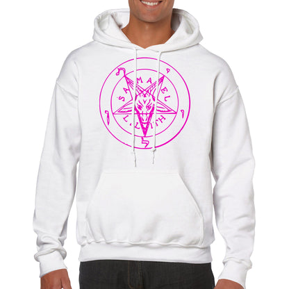 Seal of Baphomet Samael Lilith Hoodie - Pink - The Witches Hollow