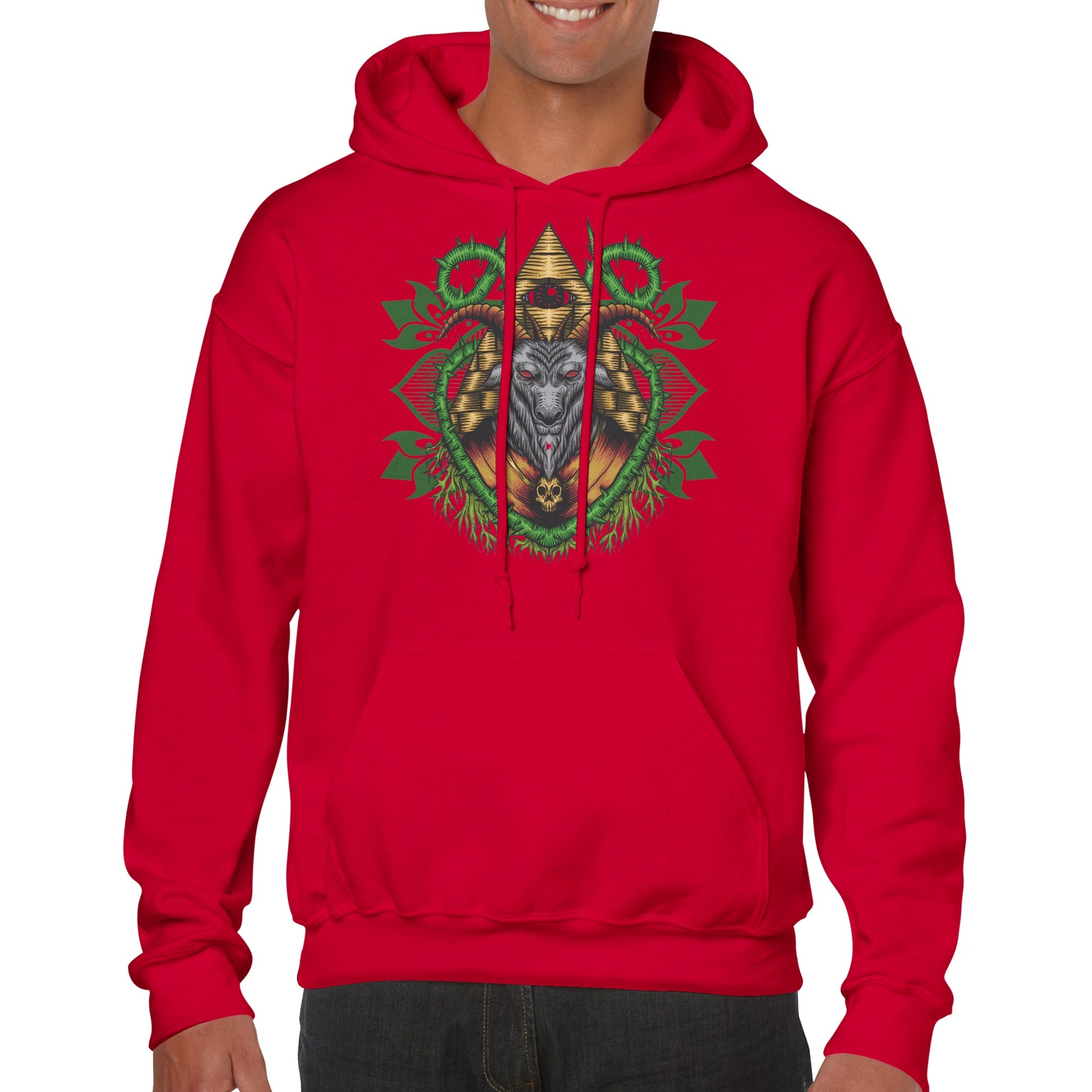 Baphomets Pyramid Hoodie - The Witches Hollow