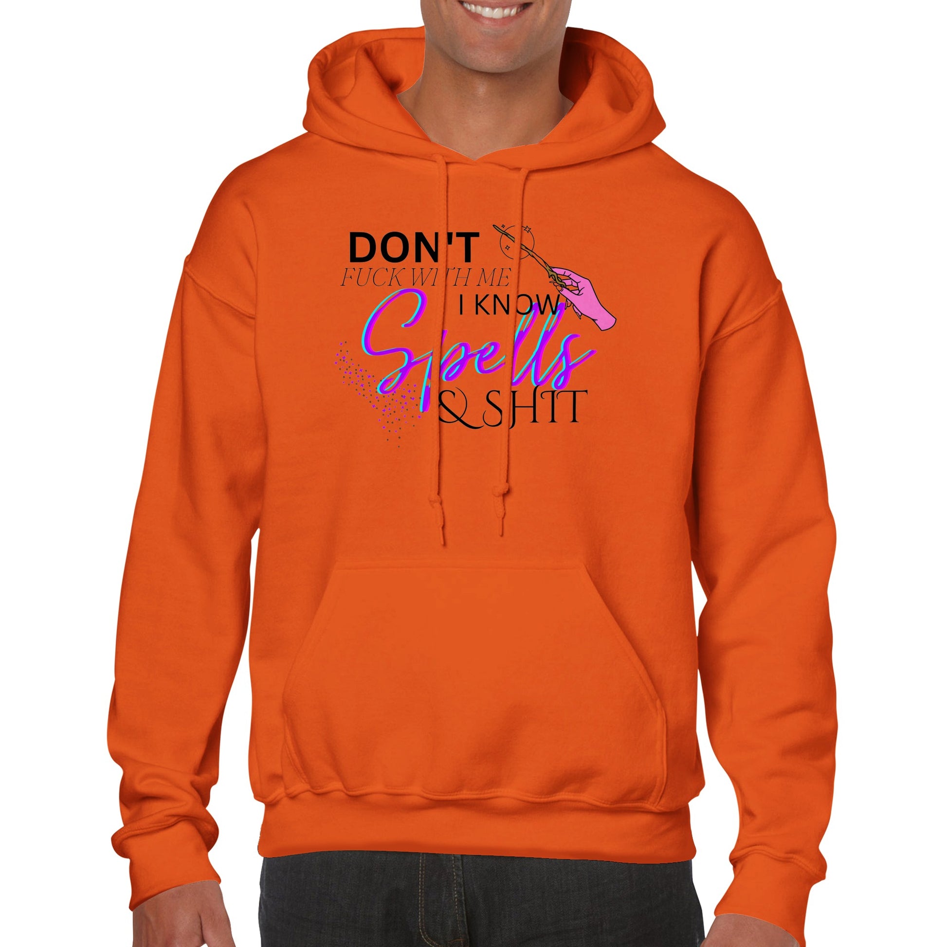 Don't Fuck With Me I Know Spells & Shit Hoodie - Purple - The Witches Hollow