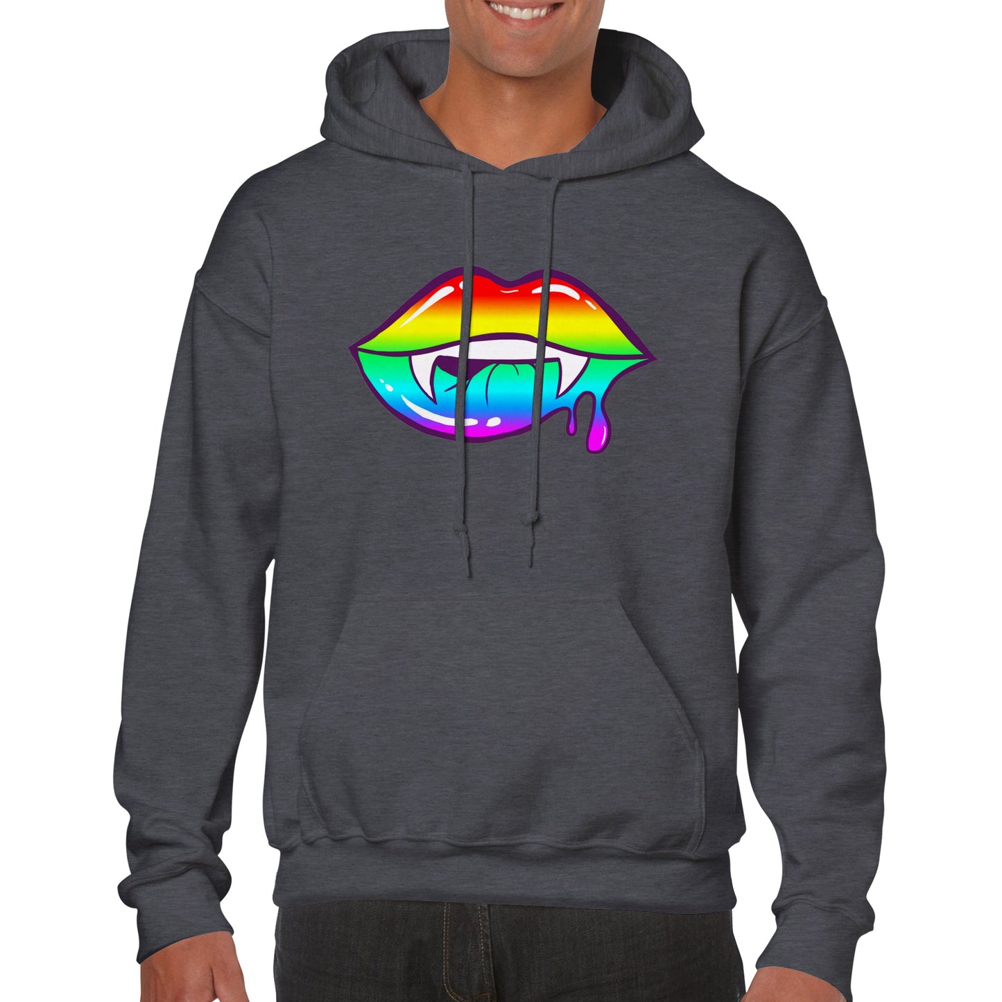 Vampire Lips - Rainbow Bite Hoodie