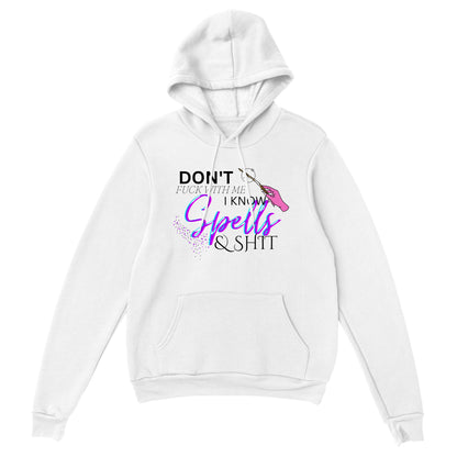 Don't Fuck With Me I Know Spells & Shit Hoodie - Purple - The Witches Hollow