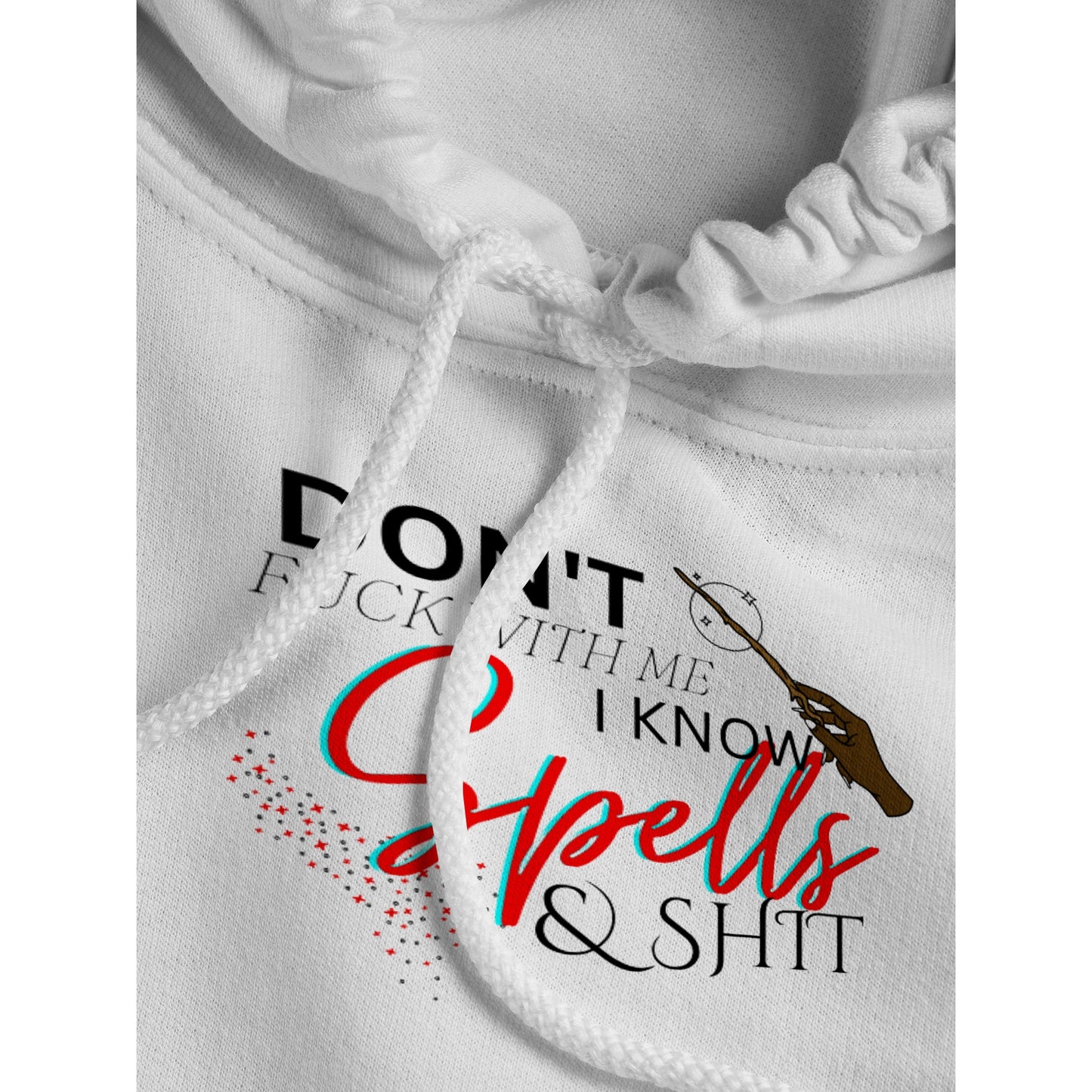 Don't Fuck With Me I Know Spells & Shit Hoodie - Red