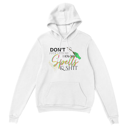 Don't Fuck With Me I Know Spells & Shit Hoodie - Yellow - The Witches Hollow