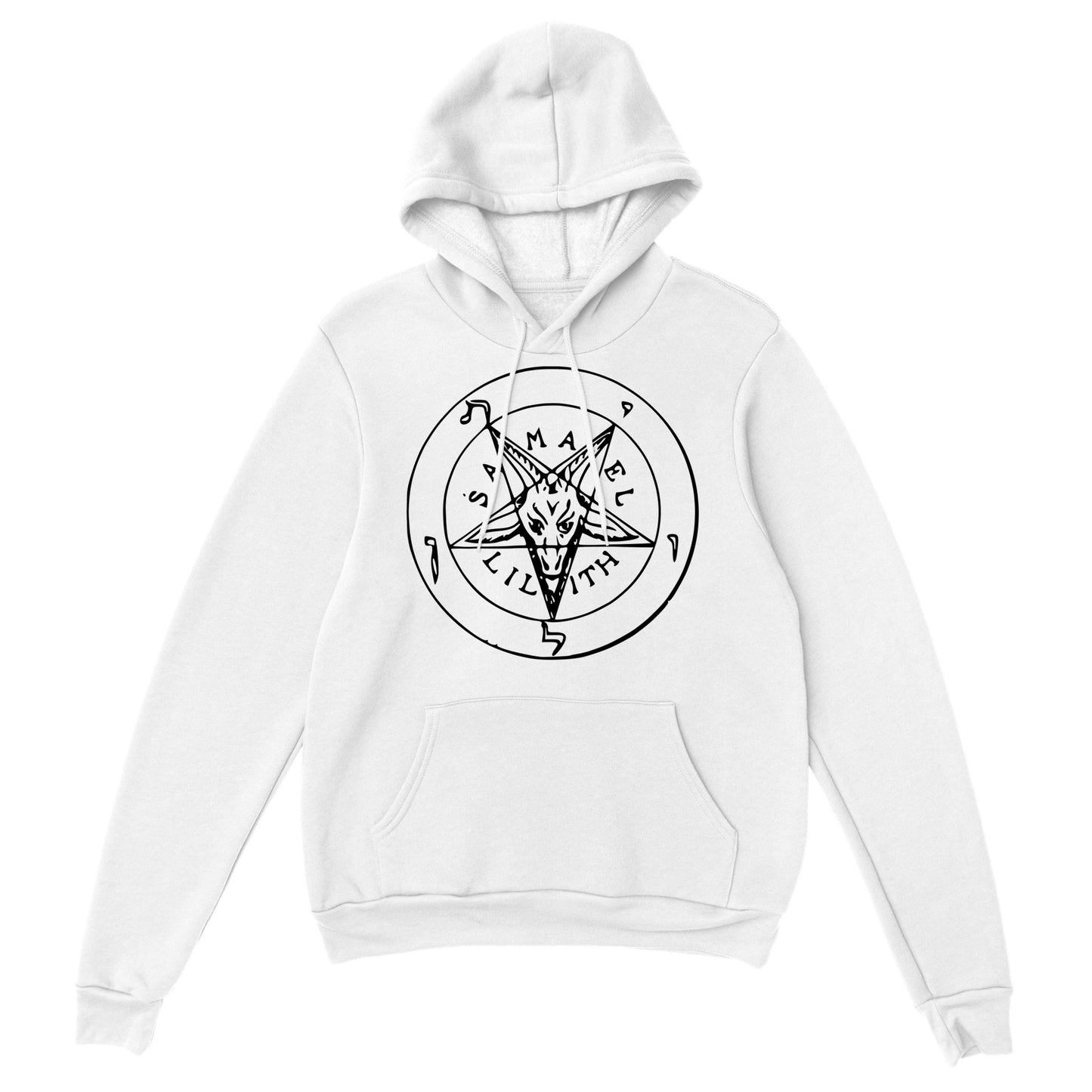 Seal of Baphomet Samael Lilith Hoodie - Black - The Witches Hollow