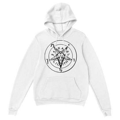 Seal of Baphomet Samael Lilith Hoodie - Black - The Witches Hollow