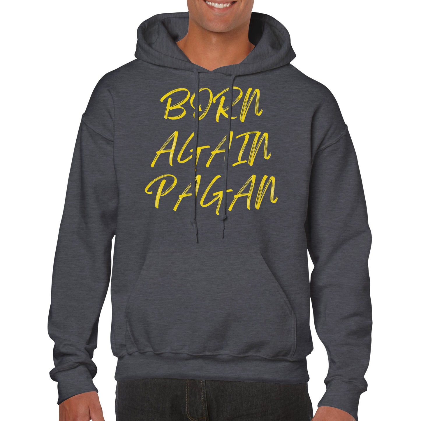 Born Again Pagan Hoodie - Yellow