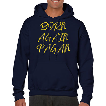 Born Again Pagan Hoodie - Yellow - The Witches Hollow