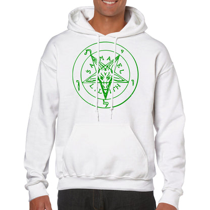 Seal of Baphomet Samael Lilith Hoodie - Green - The Witches Hollow