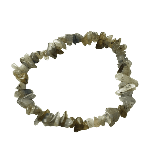 Labradorite  ~ Crystal Chip Healing Bracelet - The Witches Hollow