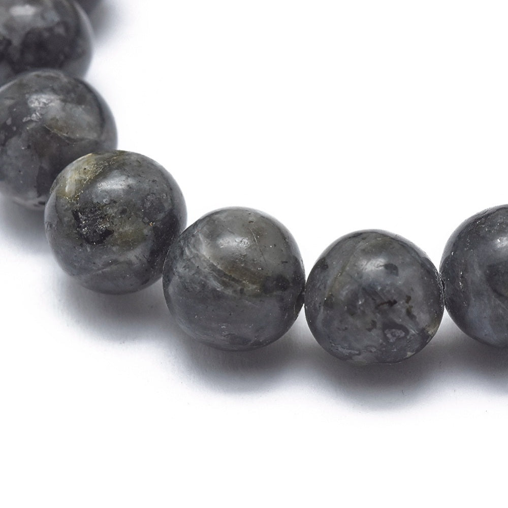 Labradorite ~ Crystal Round Beaded Healing Bracelet - The Witches Hollow