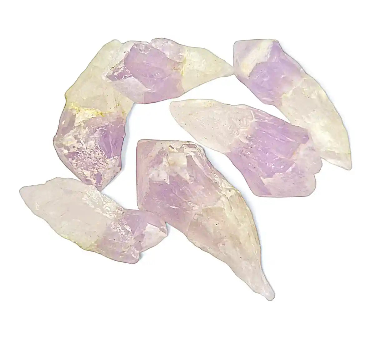 Amethyst phantoms crystal with purple phantom inclusions for spiritual growth and protection from The Witches Hollow UK