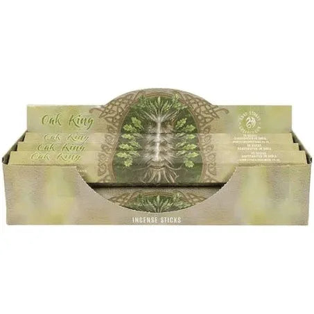 Anne Stokes oak king incense with nature king art for seasonal magic and earth connection from The Witches Hollow UK