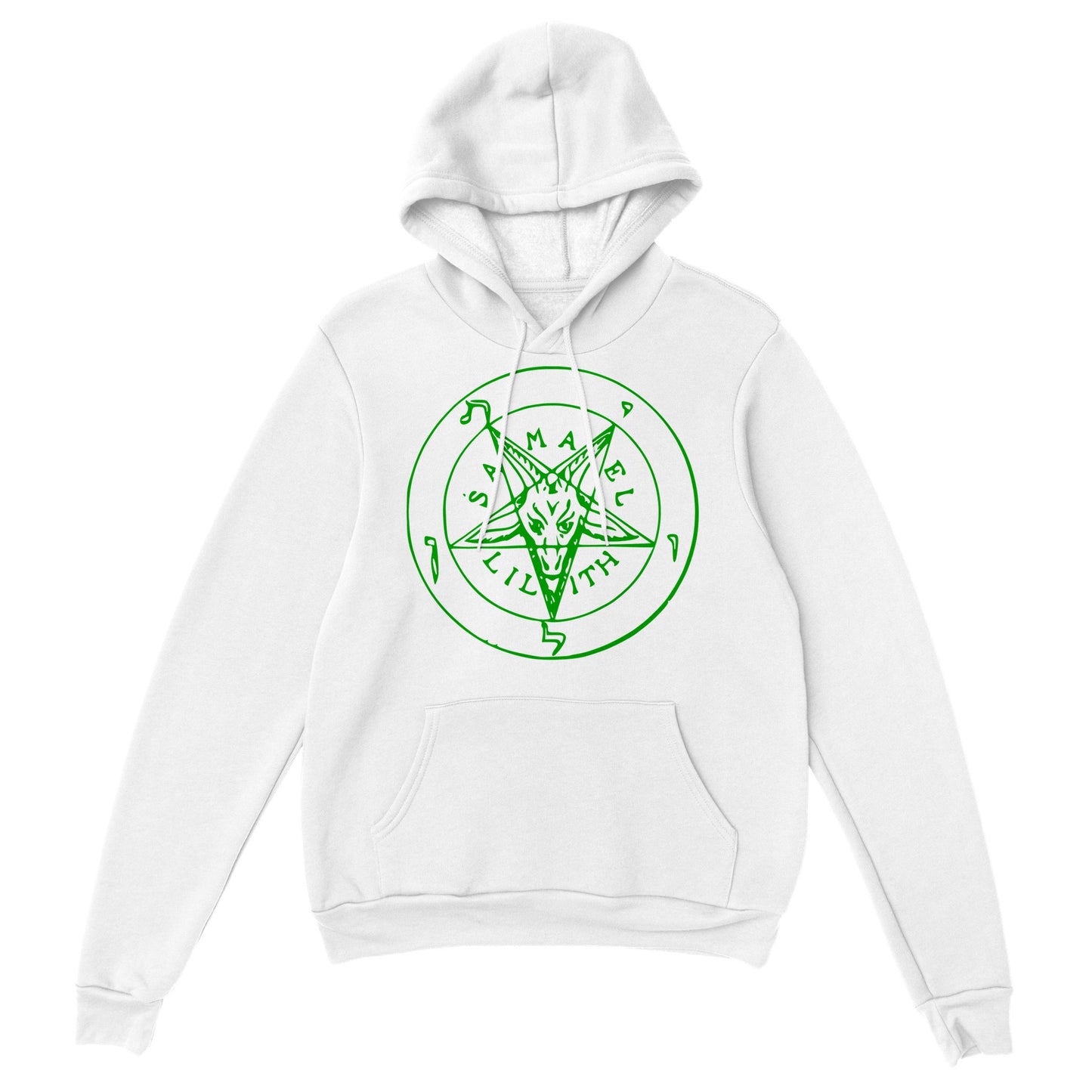 Seal of Baphomet Samael Lilith Hoodie - Green - The Witches Hollow