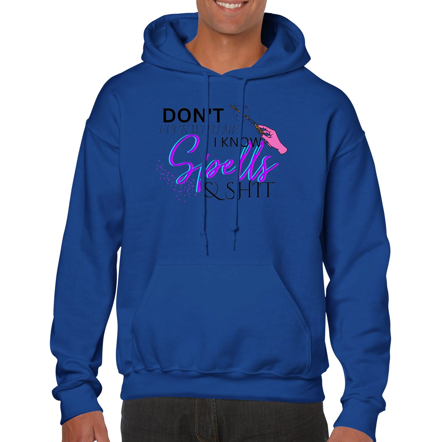 Don't Fuck With Me I Know Spells & Shit Hoodie - Purple - The Witches Hollow