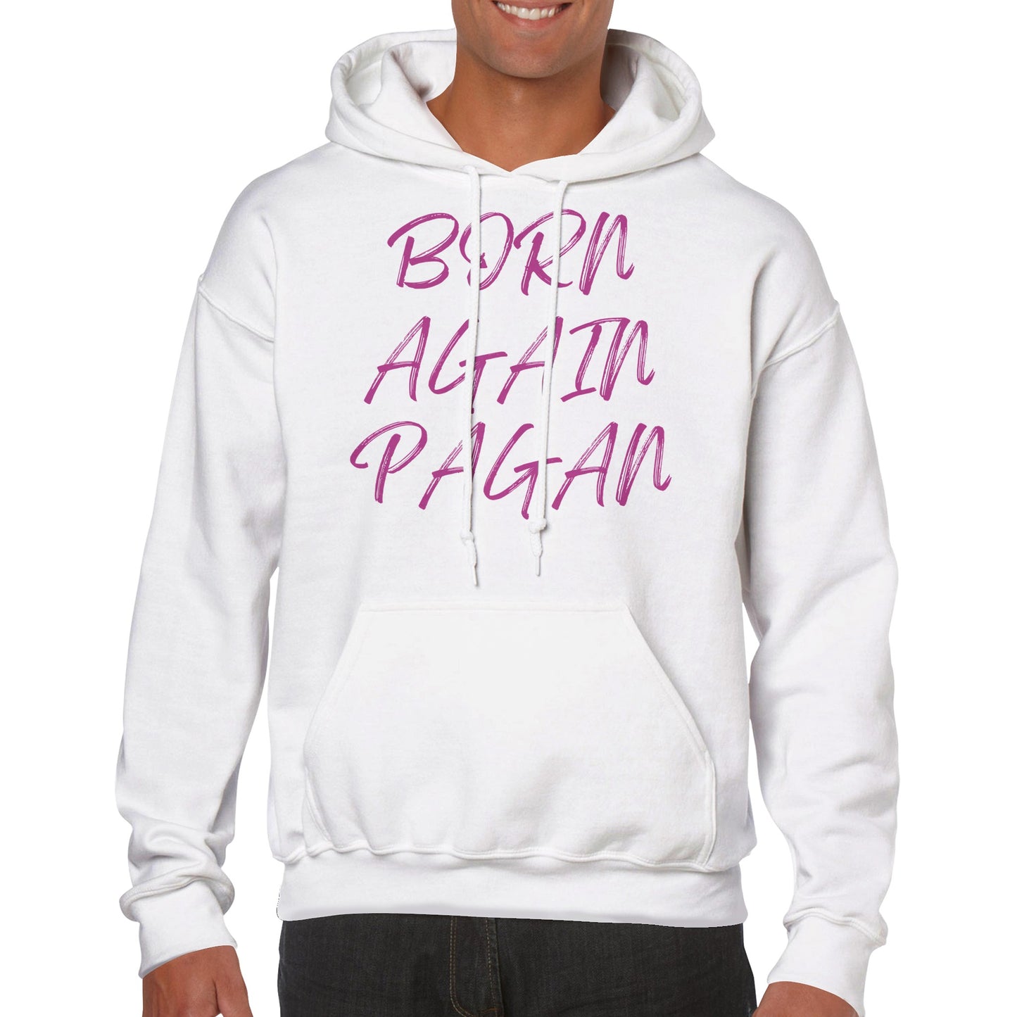 Born Again Pagan Hoodie - Pink - The Witches Hollow