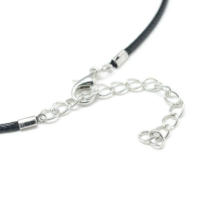 Celtic pentacle necklace clasp detail showing silver chain closure for pagan jewelry from The Witches Hollow UK