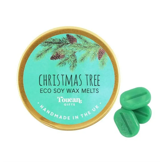 Christmas tree eco soy waxmelt with festive fragrance for holiday celebrations and seasonal magic from The Witches Hollow UK