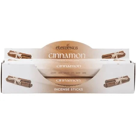 Cinnamon elements premium incense with warming spice fragrance for prosperity magic from The Witches Hollow UK