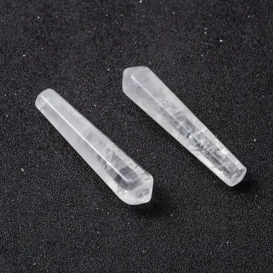 Clear quartz healing point with clear crystal for energy amplification and spiritual clarity from The Witches Hollow UK