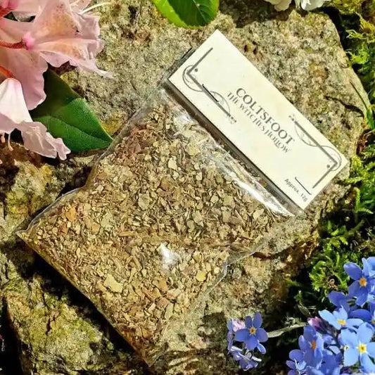Coltsfoot dried herbs with respiratory herb for healing and protection magic from The Witches Hollow UK