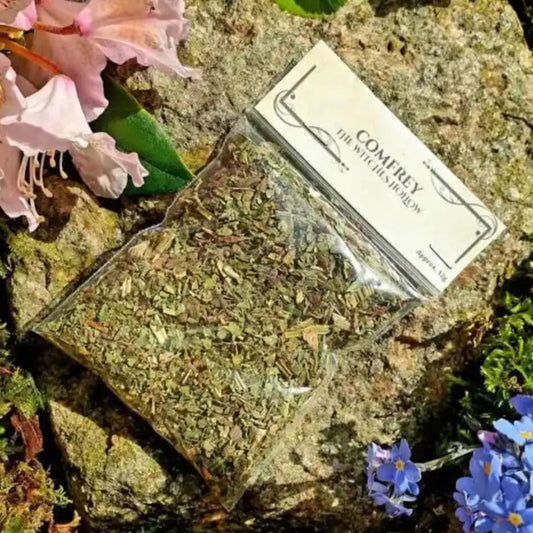 Comfrey dried herbs with healing herb for protection and safe travel magic from The Witches Hollow UK