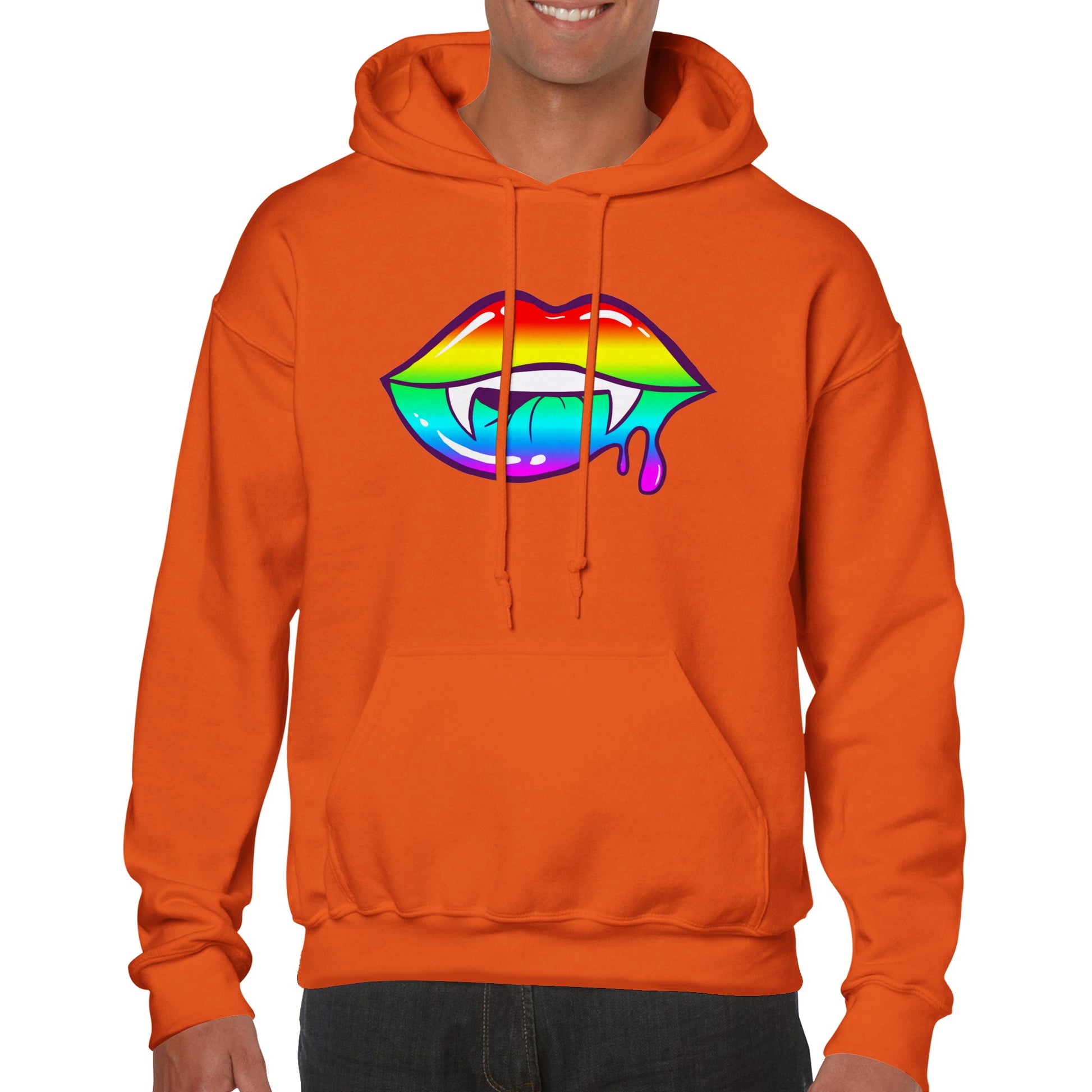 Vampire Lips - Rainbow Bite Hoodie - The Witches Hollow