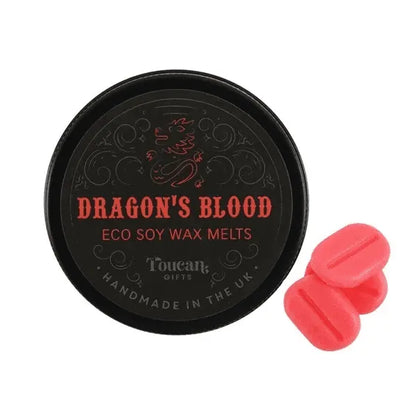 Dragon blood eco soy waxmelt with mystical resin fragrance for protection and power magic from The Witches Hollow UK