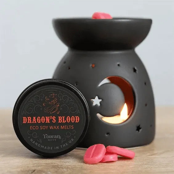 Dragons blood eco soy waxmelt with powerful resin fragrance for strength and protection rituals from The Witches Hollow UK