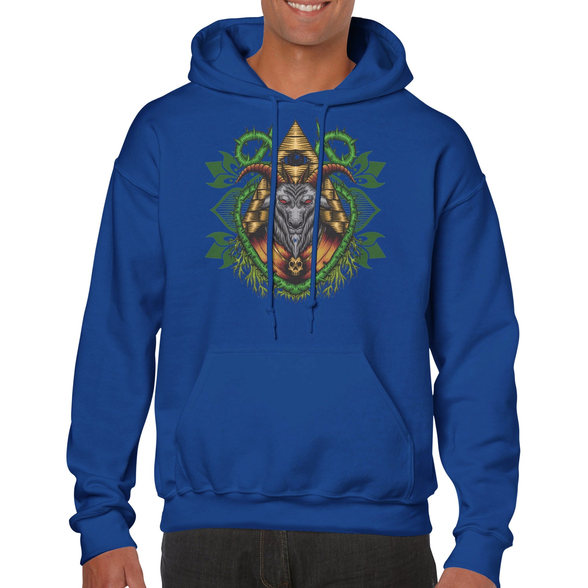 Baphomets Pyramid Hoodie - The Witches Hollow