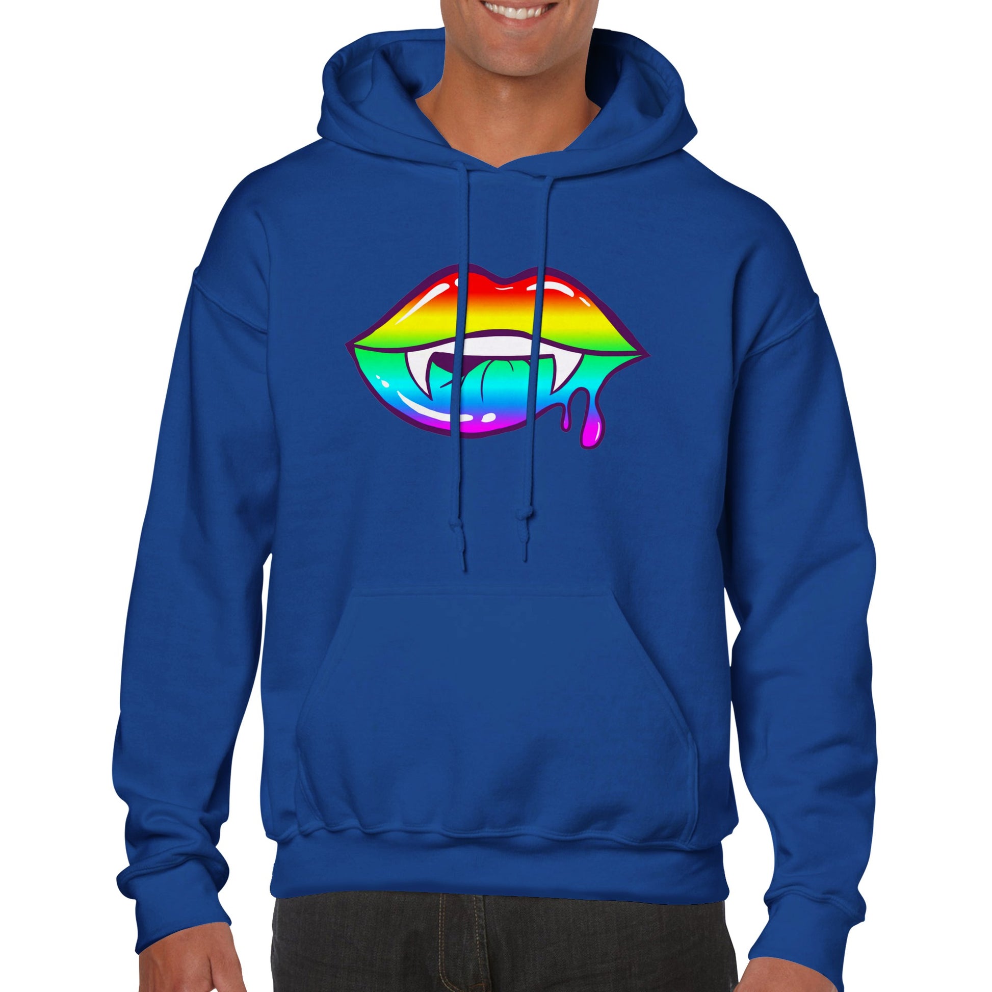 Vampire Lips - Rainbow Bite Hoodie - The Witches Hollow