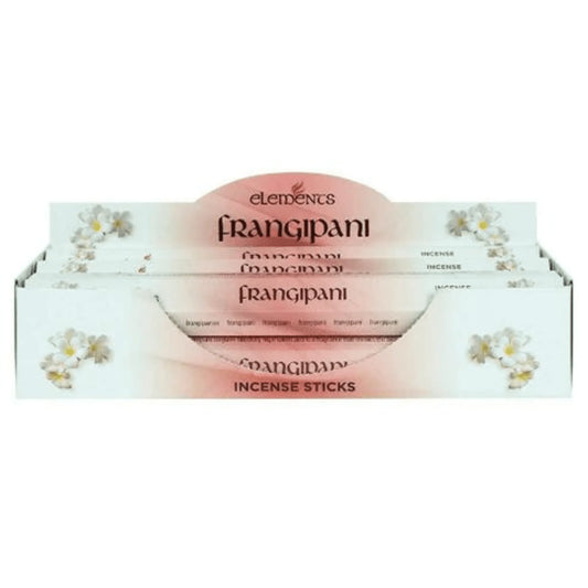 Frangipani elements premium incense with tropical fragrance for love and attraction from The Witches Hollow UK