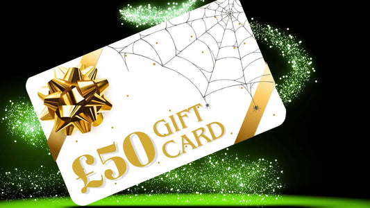 Gift card voucher £50 for The Witches Hollow metaphysical and healing crystal purchases UK